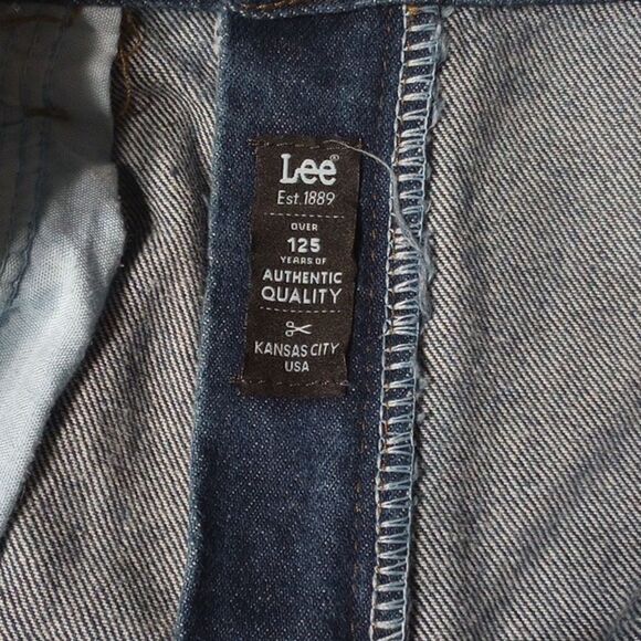 Lee Regular Fit Straight Leg Jeans Men's 38 X 34 - Picture 6 of 7